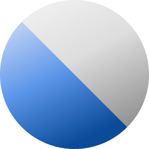 Blå / Blank