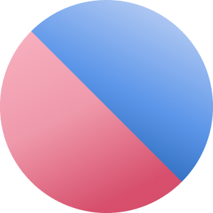 Blå / Pink